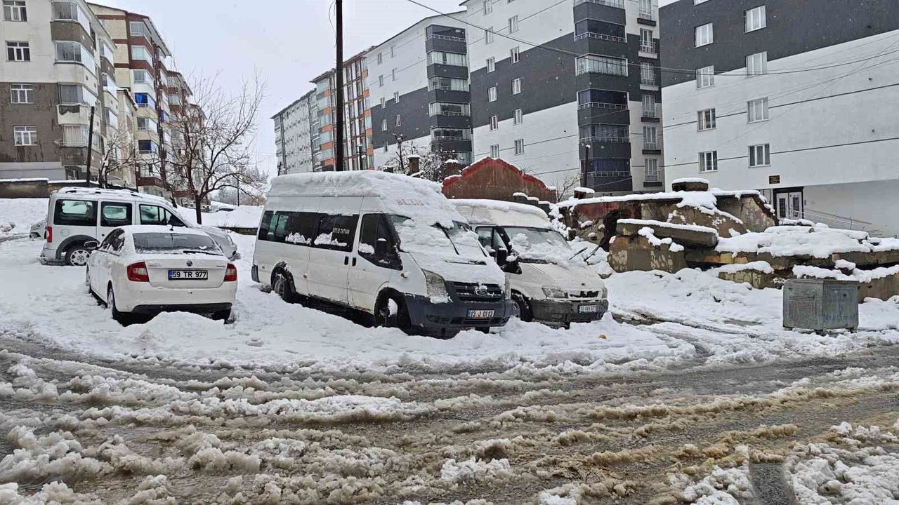 Bitlis'te kar yağışı nedeniyle 82 köy yolu kapandı