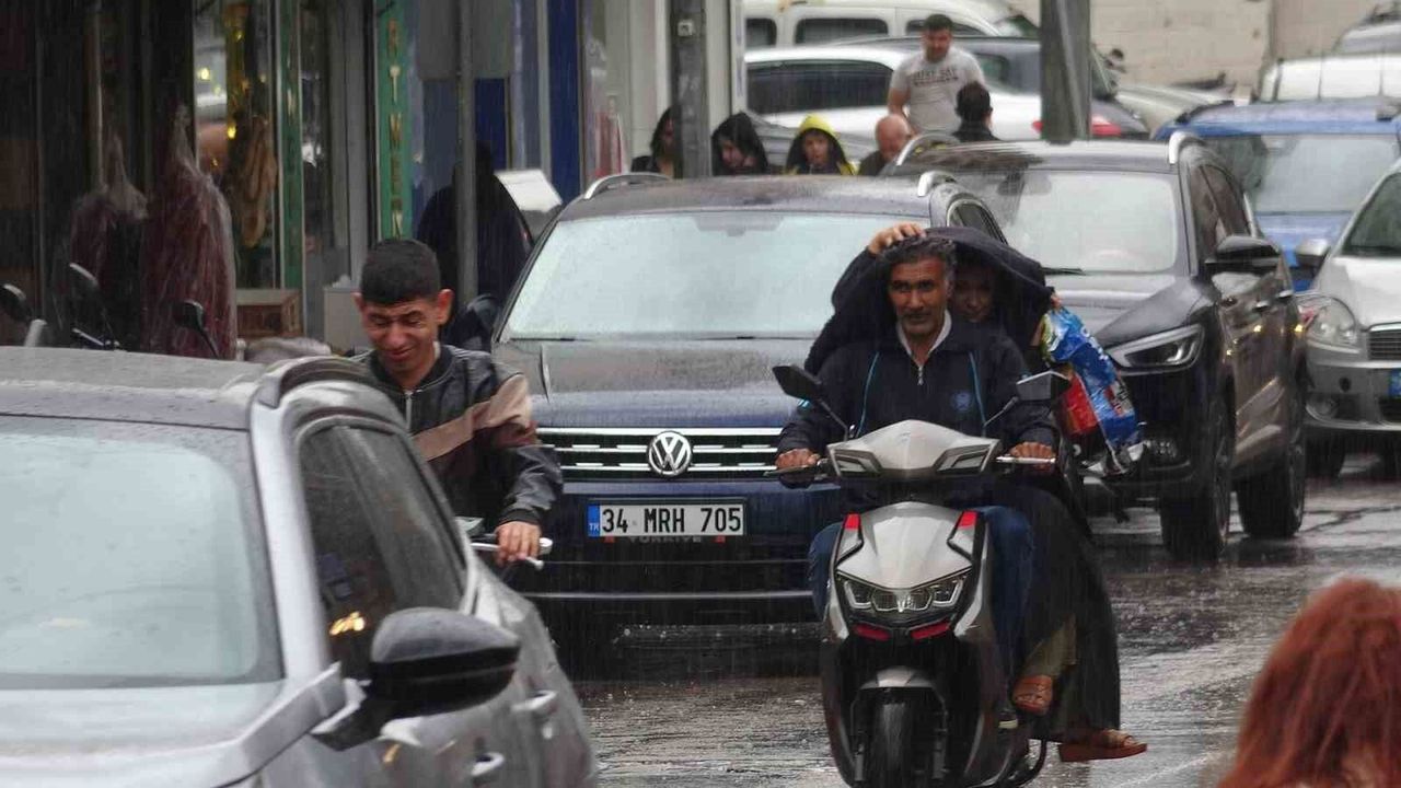 Kilis'te yağış etkili oldu