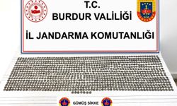 Burdur'da tarihi eser operasyonunda bin 105 sikke ele geçirildi