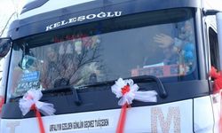 Gelini evinden tırı ile aldı