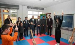 Öğrenciler modern mini spor salonuna kavuştu