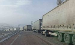 Sivas'ta Yoğun Kar Yağışı Ulaşımı Olumsuz Etkiledi, Tır Kuyrukları Uzadı