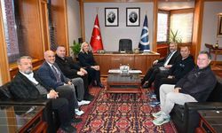 TTF Başkanı Müderrisgil, Rektör Adıgüzel'i ziyaret etti