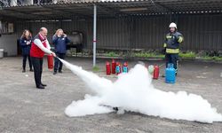 Alevlere karşı hazırlık: Tarım çalışanları yangınla mücadele eğitim aldı