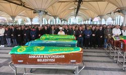 Ankara'da gaz sızıntısından hayatını kaybeden baba ve kızı son yolculuklarına uğurlandı