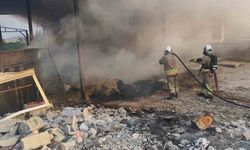 Antakya'da odunluk yangını, evlere ulaşmadan kontrol altına alındı