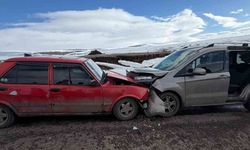 Ardahan'da İki Araç Çarpıştı: 2 Kişi Yaralandı