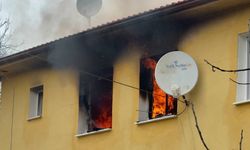 Bartın'daki afet konutlarında çıkan yangın korku yarattı