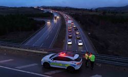 Bayram Sonrası Dönüş Trafiği: 30 Kilometrelik Araç Kuyruğu Havadan Görüntülendi