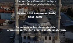Beyağaç Merkez Çarşı Camisi İbadete Başlıyor
