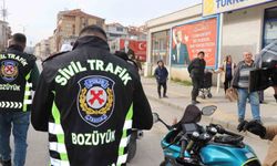 Bozüyük'te sivil trafik ekipleri faaliyete geçti