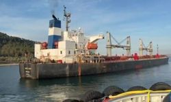 Çanakkale Boğazı'nda Makine Arızası Nedeniyle Gemi Karaya Çakıldı