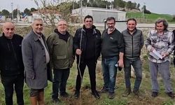 CHP'li başkan fidan dikiminde galoş tercih etti