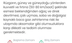 Denizli'de Şiddetli Rüzgar ve Fırtına Bekleniyor