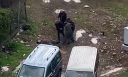 Diyarbakır'da bıçaklı çatışma anı kameraya yansıdı