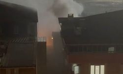 Dört katlı binada yangın kontrol altına alındı