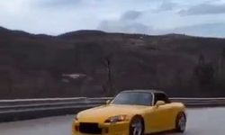 Drift yapan sürücü, sosyal medya izleme ekiplerine yakalandı