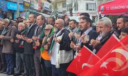 Edirne'de Sivil Toplum Kuruluşları'ndan Mescid-i Aksa Protestosu