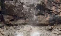 Elazığ'da Yağışlar Sonrası Doğal Şelaleler Doğdu