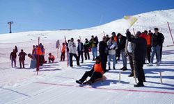 Erciyes, Geleneksel Kızak Şampiyonası'na ev sahipliği yaptı