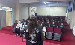 Erzincan'da Öğrencilere Güvenlik Bilgilendirmesi Yapıldı