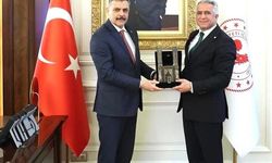 Erzurum Barosu Başkanı Öner, İçişleri Bakanı Çiftçi'yi Ziyaret Etti