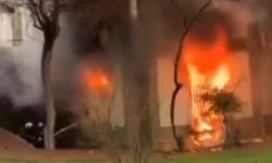 Gaziantep'teki caminin bodrumunda çıkan yangın paniğe neden oldu