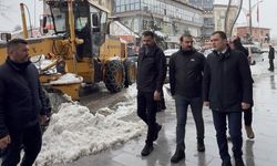 Hakkari'de karla mücadele çalışmaları kesintisiz devam ediyor
