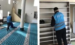 Hükümlüler camiler için temizlik seferberliği başlattı