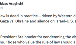 İran Dışişleri Bakanı Arakçi: 'Uluslararası hukuk, fiilen sona ermiştir'