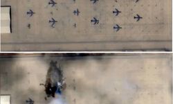 İran'ın Prens Sultan Üssü'ne Yönelik Saldırısında Vurulan E-3 Sentry Uçağının Görüntüleri Ortaya Çıktı