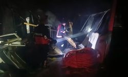 İşçilerin Konakladığı Konteynerlerde Tehlikeli Yangın Çıktı