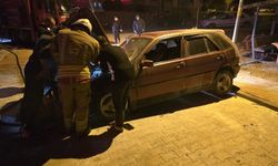 İskenderun'da Araçta Yangın Olayı