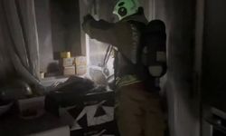 İskenderun'da bir evde yangın meydana geldi