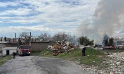 Kahramanmaraş'ta bir iş yerinde yangın olayı