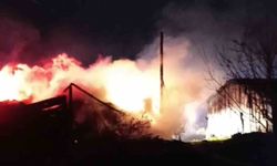 Karabük'te Samanlık ve Odunlukta Yangın Çıktı