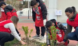 Karabük'teki Öğrenciler Hatıra Fidanlarını Toprakla Buluşturdu