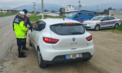 Karacasu'da Bayramda Trafik Ekipleri Görevde