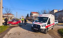 Keşan'da iki araç çarpıştı, bir kişi yaralandı