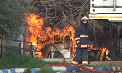 Kilis'te Sivil Toplum Kuruluşuna Ait Prefabrik Yapıda Yangın Çıktı