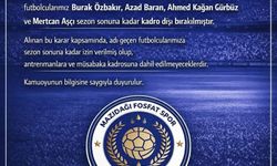 Mazıdağı Fosfatspor'da Dört Oyuncu Takım Dışı Bırakıldı