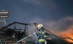 Milas'ta Çatıda Yangın Olayı