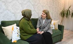 Milletvekili Ölmeztoprak'tan Nur öğretmene geçmiş olsun ziyareti