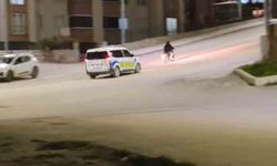 Motosikletli, 'dur' çağrısına uymayarak kaçmayı başardı