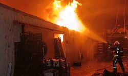 Muz Paketleme Tesisinde Yangın, Korku Dolu Anlar Yarattı