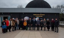 OMÜ Planetaryum'da Personel İçin Uzay Keşfi Sunumu Düzenlendi