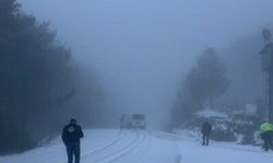 Osmaniye'de Dolu Yağışı Yolları Beyaz Kapatıyor