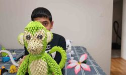 Otizmli Arda, Origami ile Hayatına Yön Veriyor