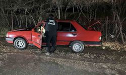 Park edilen otomobil ateşe verildi