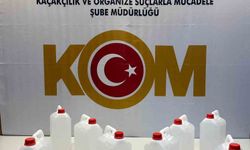 Samsun'da 40 Litre Kaçak Etil Alkol Yakalandı